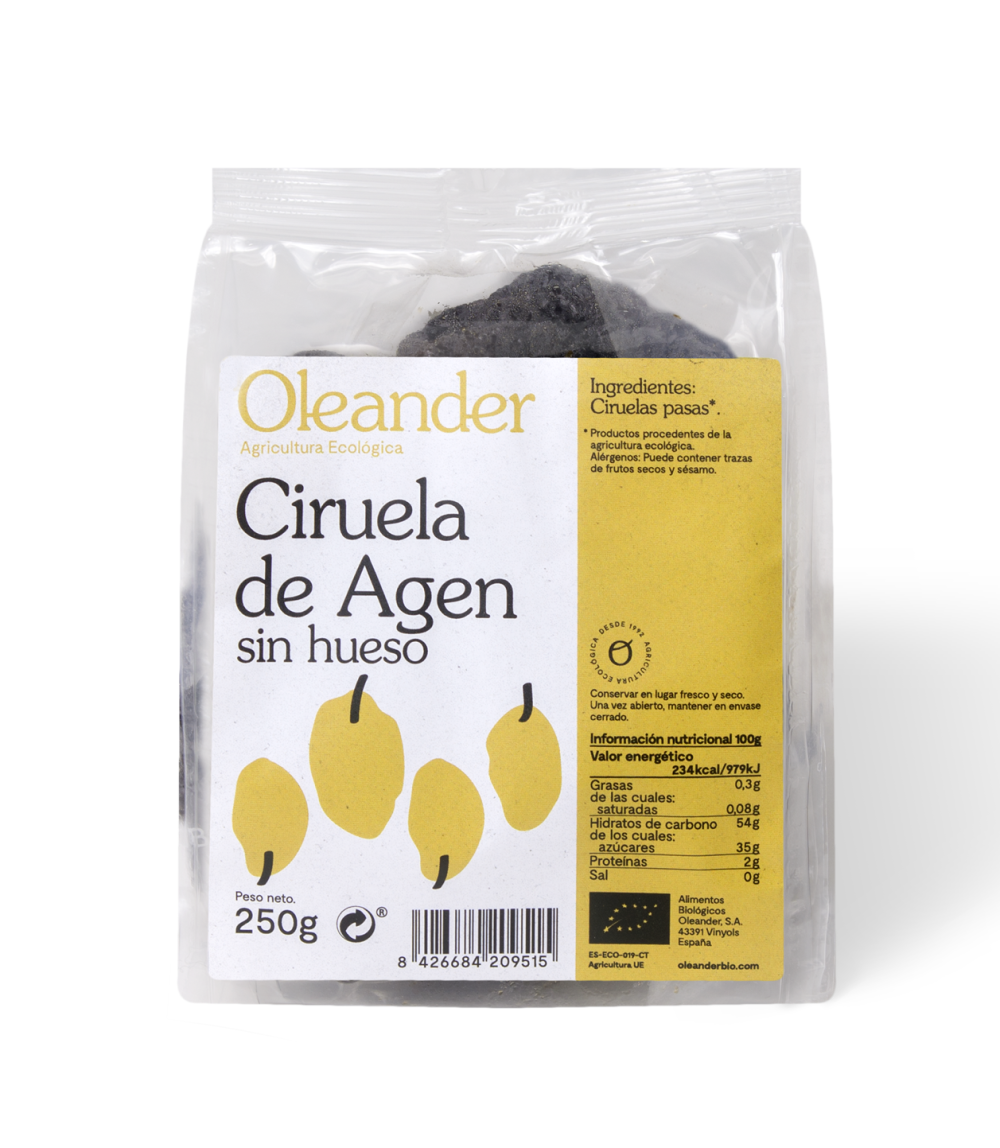 Ciruela de Agen sin hueso Oleander 250g | ecológico
